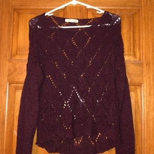 Maroon sweater